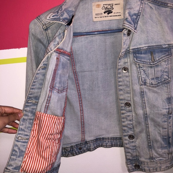 Zara Premium Wash Denim / Jean jacket - Picture 5 of 7